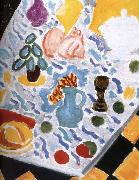 Henri Matisse Green marble table oil on canvas